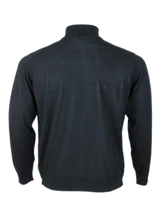 25FW 필리포 드 로렌티스 스웨터 FZ1MLRM16R990 Black - FILIPPO DE LAURENTIIS