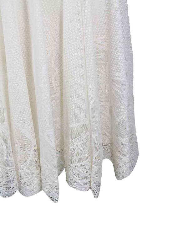 26SS 파비아나 필리피 미디 스커트 GND276F850M2170145 Cream - FABIANA FILIPPI