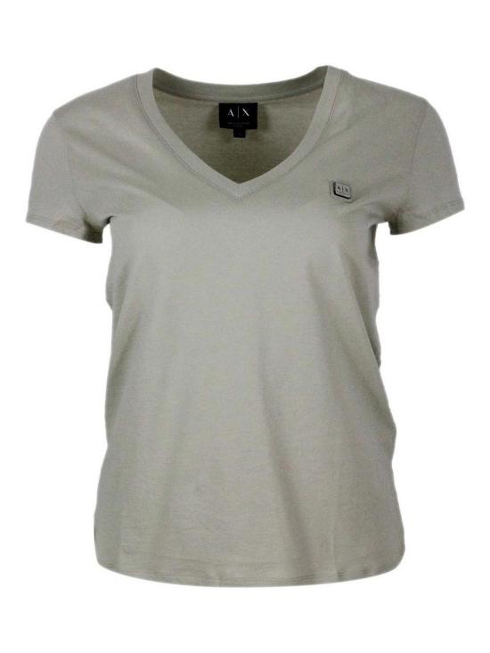 26SS 알마니 반팔 티셔츠 XW002292AF10356U6275 Green