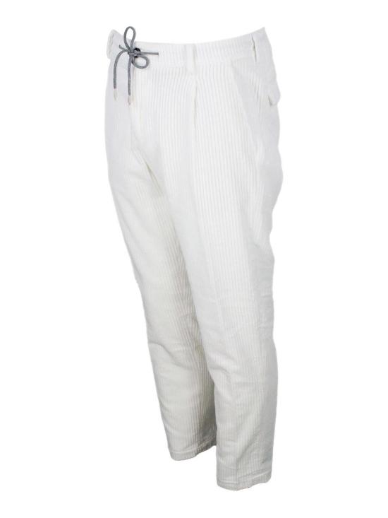 25FW 일레븐티 팬츠 L75PANG03TES01 White - ELEVENTY