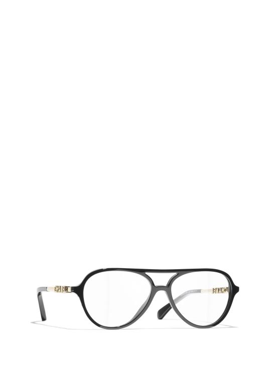 26FW 샤넬 안경 CH3504 C622 BLACK - CHANEL