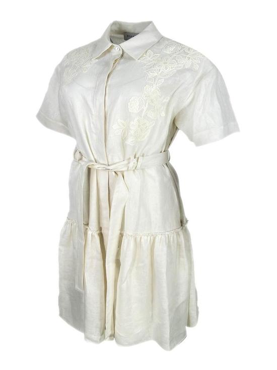 26SS 에르마노 피렌제 미디 스커트 D48EQ060CCET6MF333 Beige - ERMANNO FIRENZE