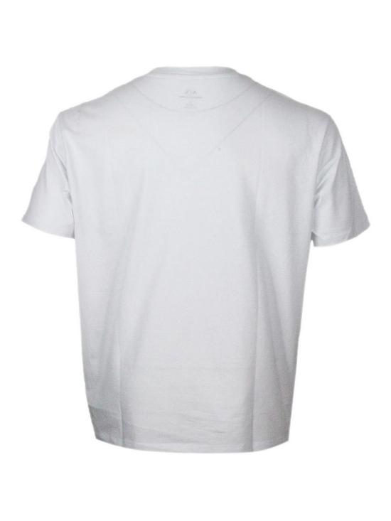 25FW 알마니 반팔 티셔츠 XM001281AF103619U0002 White - ARMANI