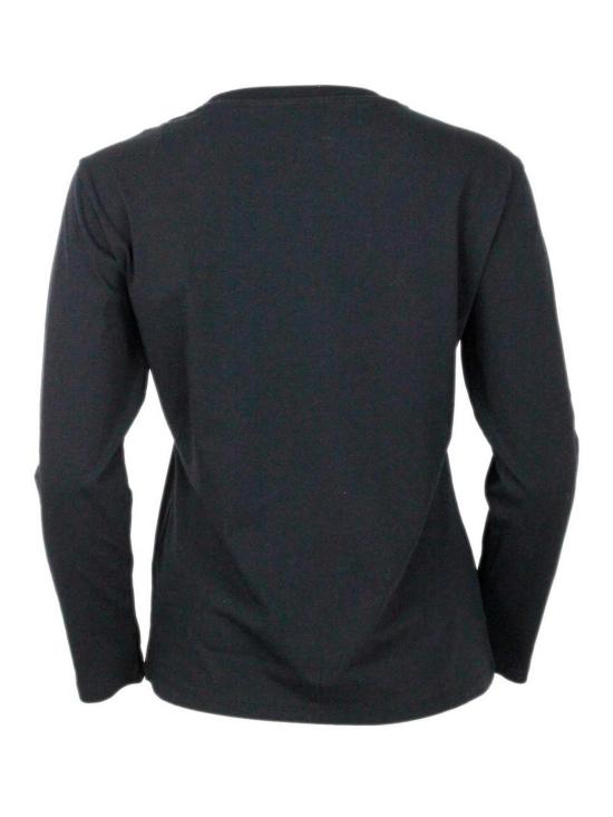 25FW 알마니 반팔 티셔츠 XW001374AF10356UC001 Black - ARMANI