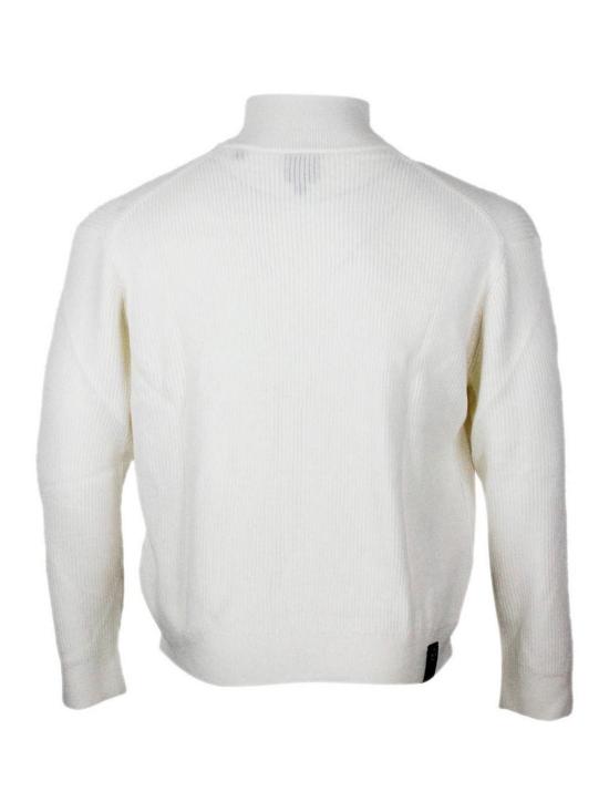 25FW 알마니 스웨터 XM000912AF10348U0009 Beige - ARMANI