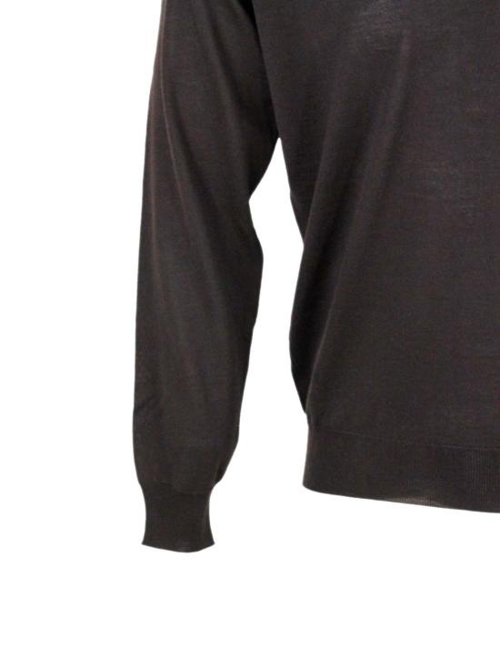 25FW 필리포 드 로렌티스 스웨터 DV1MLRM16R289 Brown - FILIPPO DE LAURENTIIS