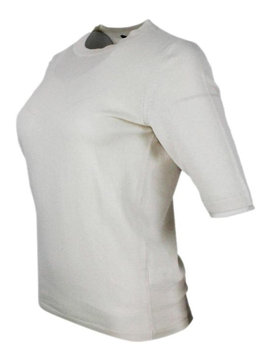 26SS 파비아나 필리피 탑 MAD276F042M2190145 Cream - FABIANA FILIPPI