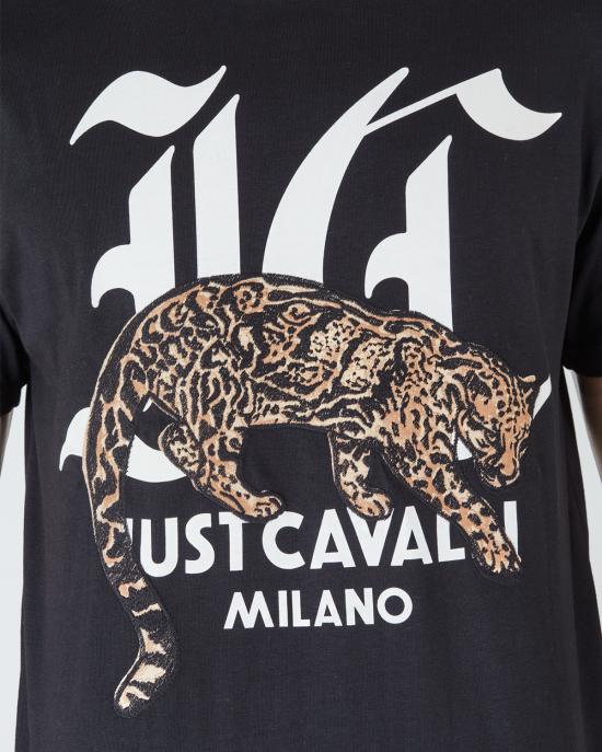  저스트까발리 반팔 티셔츠 77OAHA02 CJ718 black 899 NERO - JUST CAVALLI