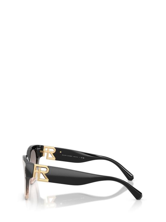 26FW 랄프 로렌 선글라스 RL8221 60223B SHINY GRAD BLACK TRANSP BEIGE - RALPH LAUREN
