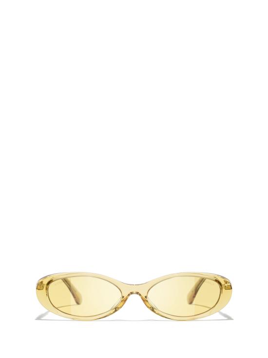 26FW 샤넬 선글라스 CH5565 170885 TRASPARENT YELLOW