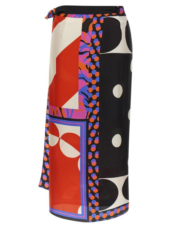 26SS 드리스 반 노튼 미디 스커트 2610108463060975 Multicolor - DRIES VAN NOTEN