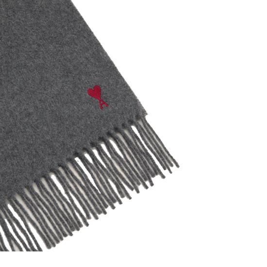 26SS 아미 알렉산드르 마티우시 머플러/스카프 BFUSF405 334061 Grey - AMI ALEXANDRE MATIUSSI