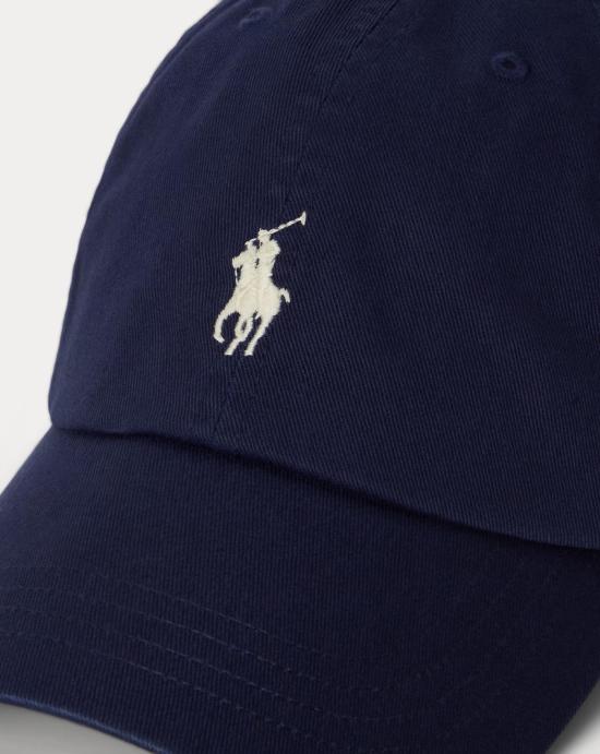 26SS 폴로 랄프로렌 클래식 로고 자수 스포츠 볼캡 710667709505 NEWPORT NAVY CREAM PP Blue - POLO RALPH LAUREN