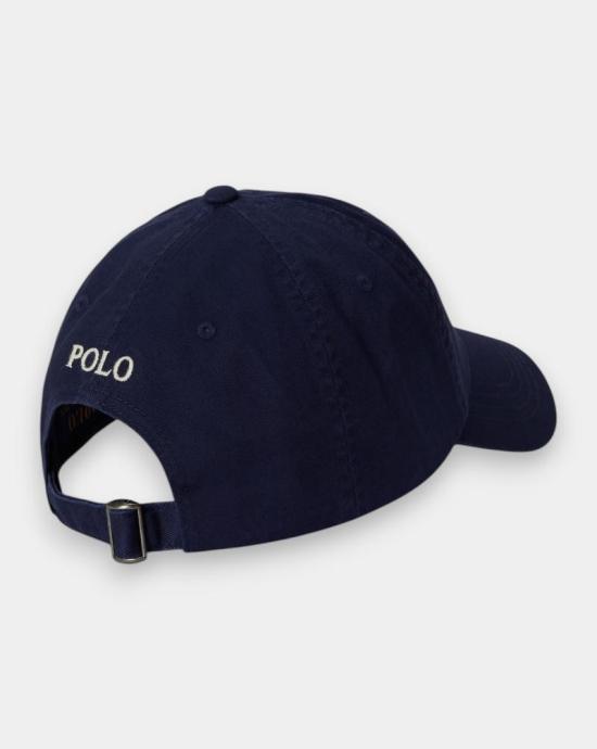 26SS 폴로 랄프로렌 클래식 로고 자수 스포츠 볼캡 710667709505 NEWPORT NAVY CREAM PP Blue - POLO RALPH LAUREN