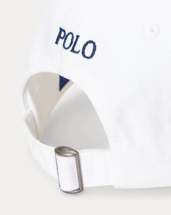 26SS 폴로 랄프로렌 클래식 플리스 후드 집업 710548524011 WHITE NEWPORT NAVY White - POLO RALPH LAUREN