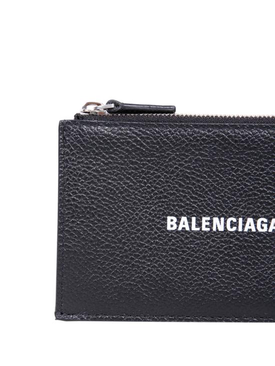 26SS 발렌시아가 명함지갑 640535 1IZI3 1090 BLACK L WHITE - BALENCIAGA