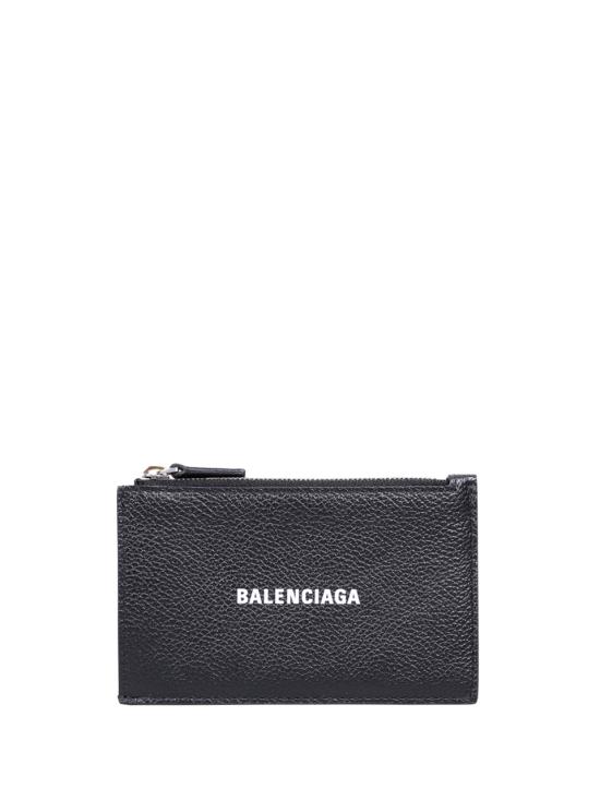 26SS 발렌시아가 명함지갑 640535 1IZI3 1090 BLACK L WHITE