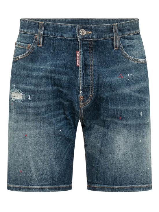 26SS 디스퀘어드2 데님 숏팬츠 S74MU0985 S30664 470 BLUE DOM