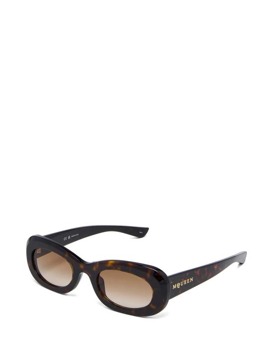 25FW 알렉산더 맥퀸 선글라스 841891J0749 2302 HAVANA BROWN - ALEXANDER MCQUEEN
