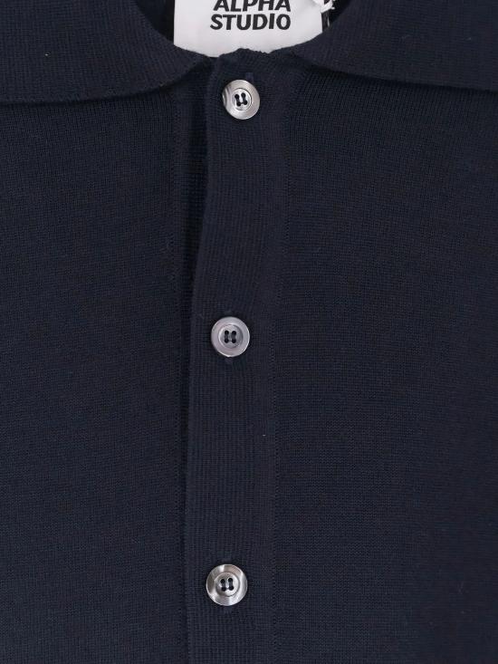 25FW 알파 긴팔 셔츠 AU3016L 1001 BLU - ALPHA