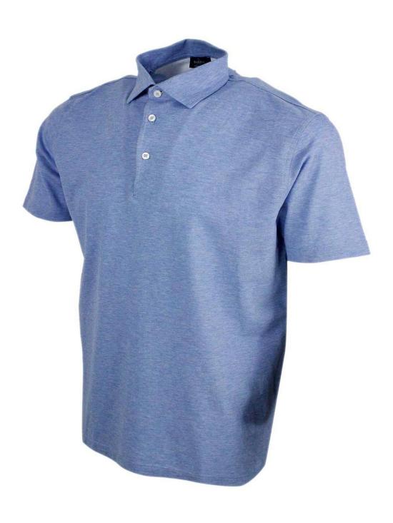 26SS 발바 폴로 티셔츠 6058381401125 Blue - BARBA