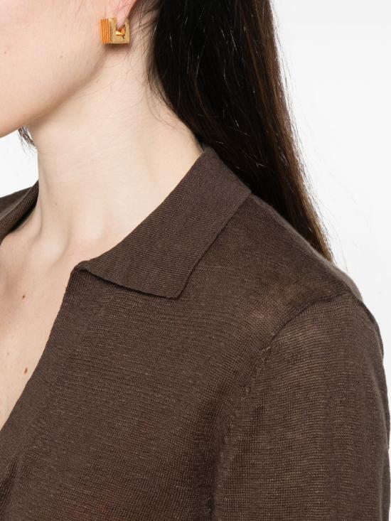 26SS 마제스틱필라쳐 폴로 티셔츠 KE6K194FPO044 1079 Brown - MAJESTIC FILATURES