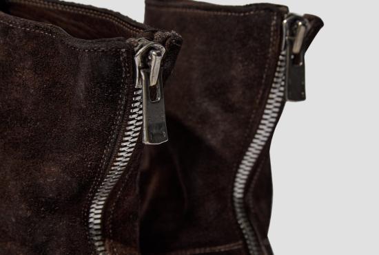 26SS 구이디 부츠 뒷면 지퍼  - 말 모양 리버스 CV / 가죽 밑창 - CV60T 986X - GUIDI