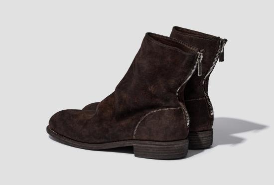 26SS 구이디 부츠 뒷면 지퍼  - 말 모양 리버스 CV / 가죽 밑창 - CV60T 986X - GUIDI