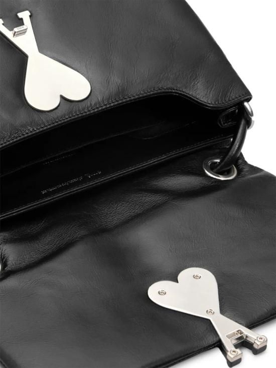 26SS 아미 카우하이드 레더 부레즈부 ULL163 AL0052 098 001 BLACK - AMI