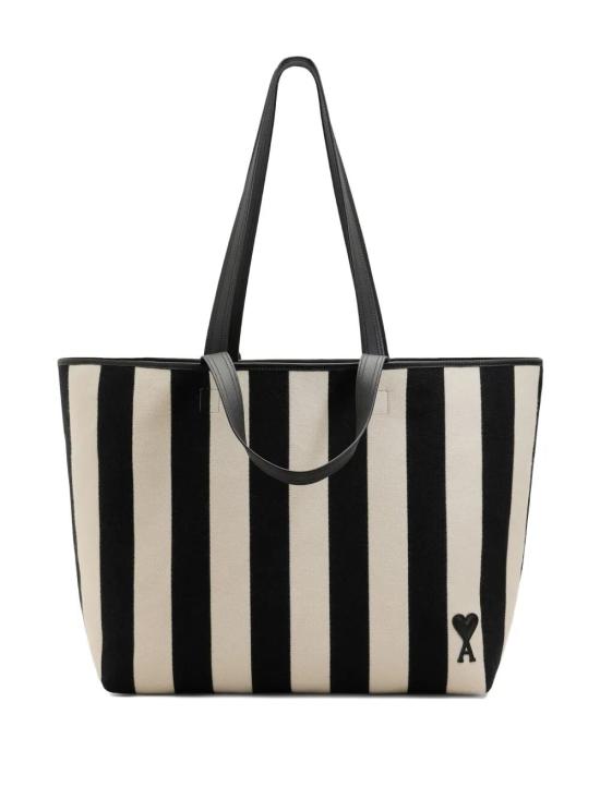 26SS 아미 드 꾀르 쇼퍼 백 ULL733 AW0026 1360 WHITE CREAM BLACK