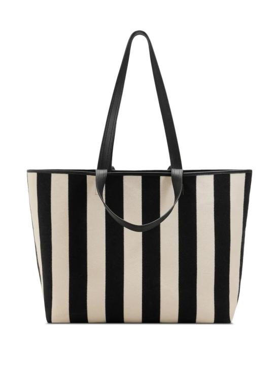 26SS 아미 드 꾀르 쇼퍼 백 ULL733 AW0026 1360 WHITE CREAM BLACK - AMI