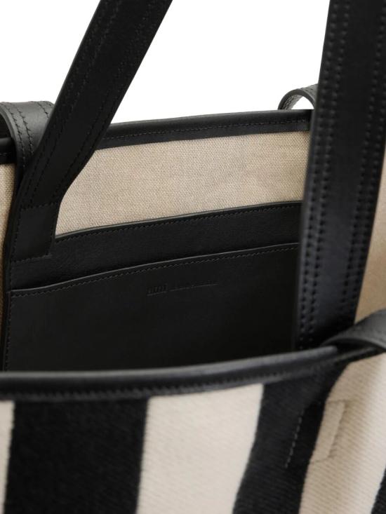 26SS 아미 드 꾀르 쇼퍼 백 ULL733 AW0026 1360 WHITE CREAM BLACK - AMI