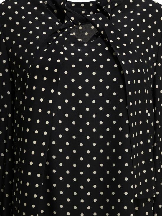 26SS 발렌티노 가라바니 미디 원피스 8B3VAJF89DW TB1 Black - VALENTINO GARAVANI