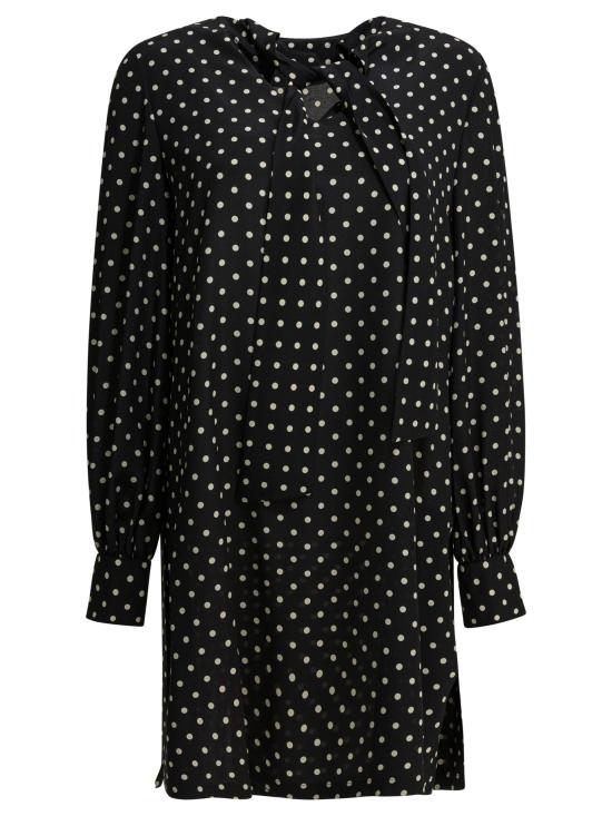 26SS 발렌티노 가라바니 미디 원피스 8B3VAJF89DW TB1 Black