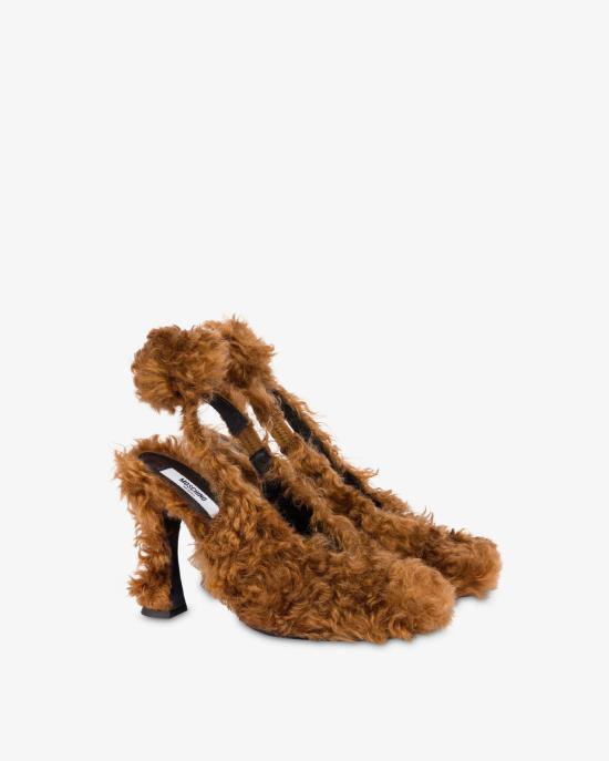 26SS 모스키노 힐/펌프스 MA1005AC1O M55 300 CARAMELLO - MOSCHINO