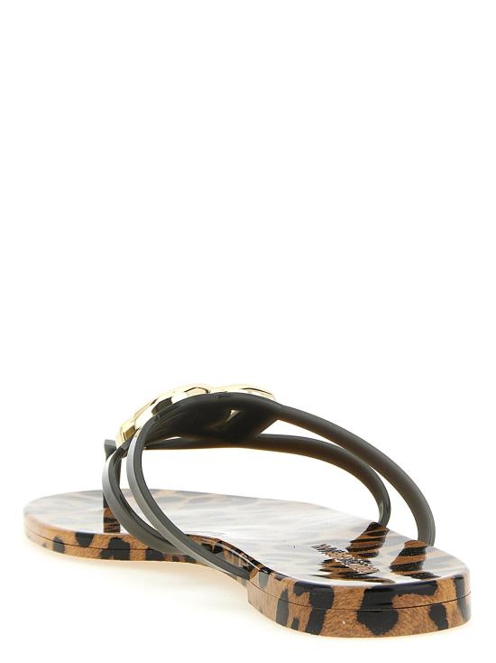 26SS 돌체앤가바나 러버 비치웨어 슬라이드 CW2418AY850HY13M - DOLCE & GABBANA