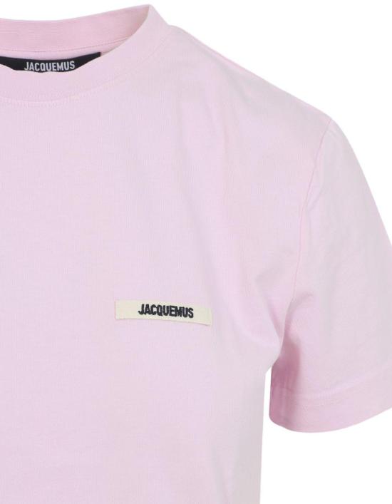 26SS 자크뮈스 그로그랭 로고 솟슬리브 티셔츠 TSW00550AJ00029 431 PINK DOM - JACQUEMUS