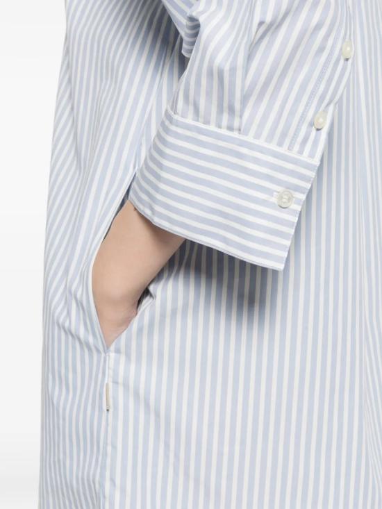 26SS 울리치 미디 원피스 CFWWDR2023FRUT5378 31199 Clear Blue - WOOLRICH