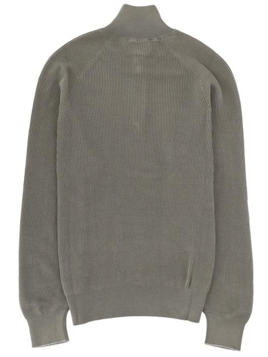  브루넬로 쿠치넬리 스웨터 셔츠 지퍼  (녹색) - BRUNELLO CUCINELLI