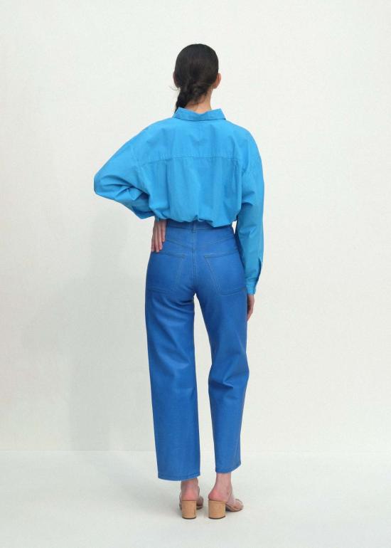  제시 캄 탑 앨버타 셔츠 풀 블루 - JESSE KAMM