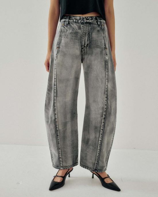  사야카 다비스 뉴욕 데님 팬츠 사야카 데이비스 뉴욕 배럴 데님 진