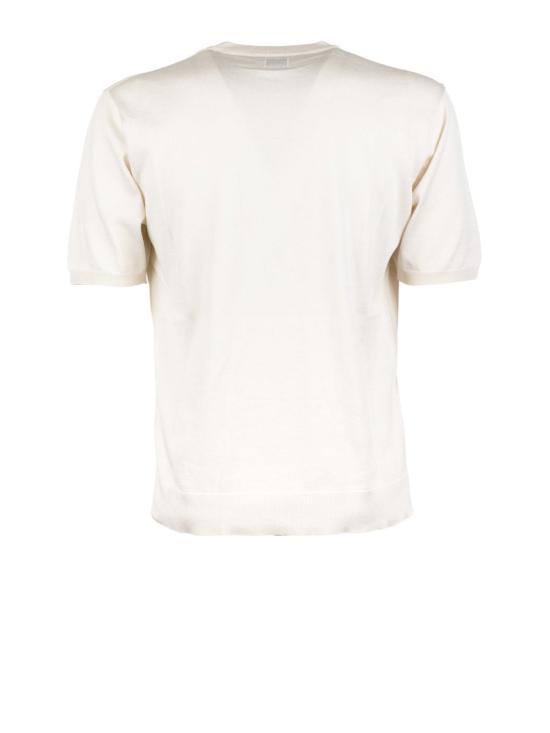  씨피 컴퍼니 탑 C.P. 회사 티셔츠 거즈 화이트 - C.P. COMPANY