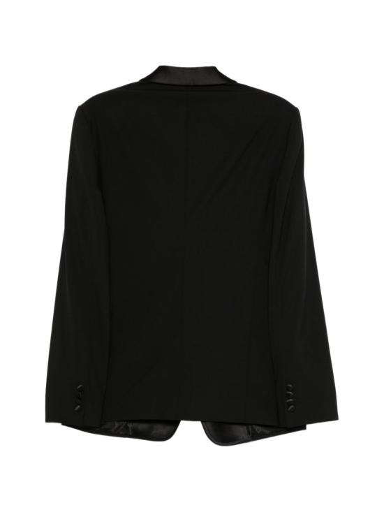  엠포리오 아르마니 수트 자켓 울 턱시도 수트 블랙 - EMPORIO ARMANI