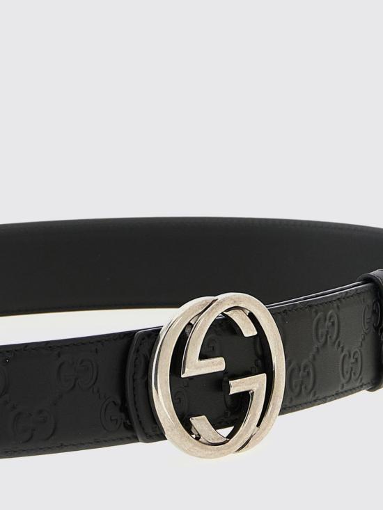 26SS 구찌 가죽 벨트 849862AAFDV 1000 Black - GUCCI