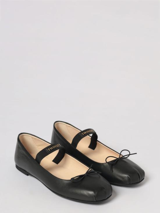 26SS [키즈] 트윈셋 슈즈 261GCJ022 00006 Black - TWINSET