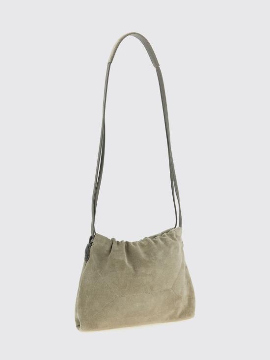 26SS 브루넬로 쿠치넬리 스웨이드 BC 듀오 파우치 백 MBDLD2808 C8850 Sand - BRUNELLO CUCINELLI