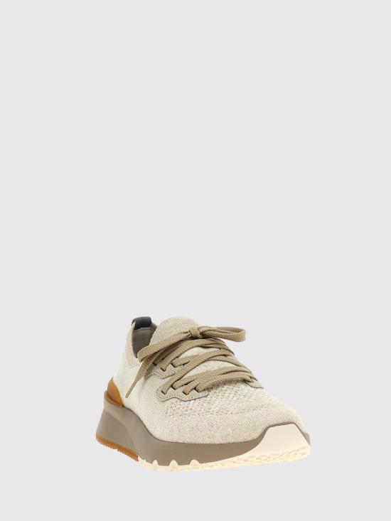 26SS 브루넬로 쿠치넬리 시네 니트 러너 MZUKISO250 CSB87 Beige - BRUNELLO CUCINELLI