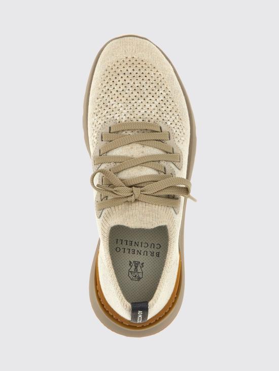 26SS 브루넬로 쿠치넬리 시네 니트 러너 MZUKISO250 CSB87 Beige - BRUNELLO CUCINELLI