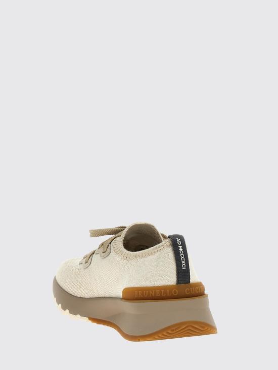 26SS 브루넬로 쿠치넬리 시네 니트 러너 MZUKISO250 CSB87 Beige - BRUNELLO CUCINELLI
