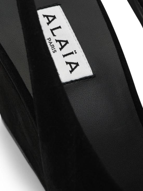 26SS 알라이아 힐/펌프스 AA3G208C0H53 999 Black - ALAIA